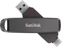 SanDisk SanDisk SDDDE1-2T00-G46 pamięć USB 2 TB USB Type-A / USB Type-C 3.2 Gen 2 (3.1 Gen 2) Čierny
