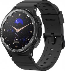 Kumi Smartwatch K6 1.3 cala 300 mAh Čierny