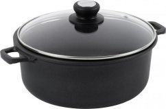 De Buyer De Buyer Choc Extreme Saucepot with Glass Lid 28cm induction