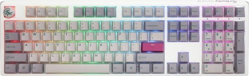 Ducky Ducky One 3 Mist Grey Gaming Tastatur, RGB LED - MX-Blue