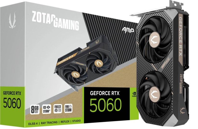 Zotac Gaming GeForce RTX 5060 AMP 8GB GDDR7 DLSS4 (ZT-B50600F-10M)
