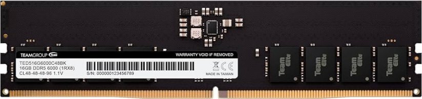 TeamGroup Elite, DDR5, 16 GB, 6000MHz, CL48 (TED516G6000C4801)