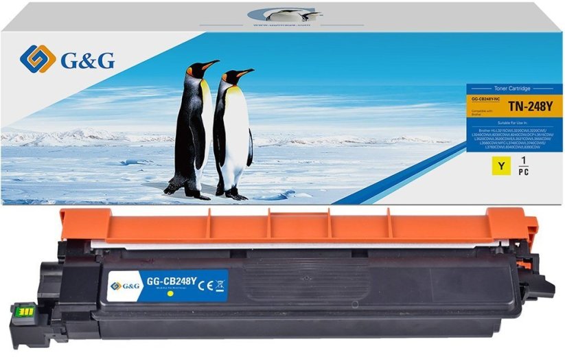 G&G NT-CB248Y-B-S1 kaseta z tonerem 1 ks Náhradný Žltý
