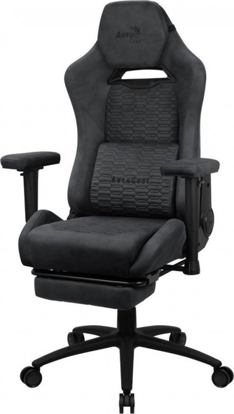 Aerocool gamingowy Royal AeroSuede Slate Grey (AEROROYAL-SLATE-GREY)