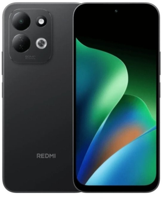 Xiaomi Redmi 17 5G | Čierny | 6.9 " | LCD | 1600 x 720 pikseli | Qualcomm | Snapdragon 4 Gen 5 | Internal RAM 4 GB | 128 GB | Dual SIM | 4G | 5G | Main camera resolution 50 MP | Secondary camera resolution 8 MP | Android | 16 | 7500 mAh (81630)