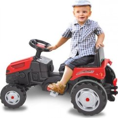 Jamara 460796 TRAKTOR na pedále Ciągnik Červený