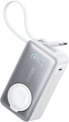 Anker Anker MagGo Powerbank, Weiß, USB-C, Apple Watch, 10.000 mAh, A1657H21