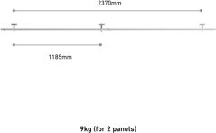 Anker Anker SOLIX - Befestigungsklammer(n) fur Solarpanel - Geneigt - Silber (Packung mit 2)