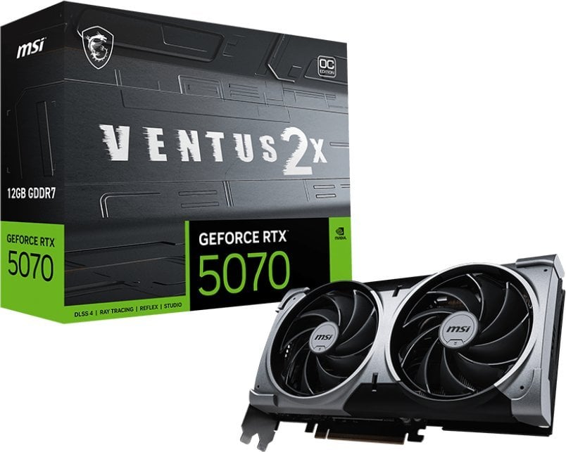 MSI GeForce RTX 5070 Ventus 2X OC 12GB GDDR7 DLSS4