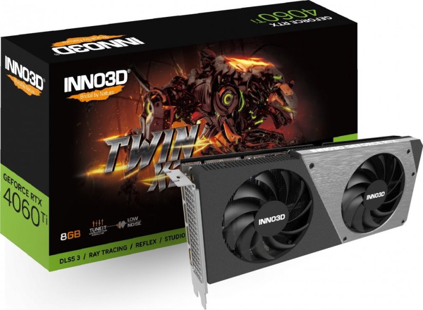 Inno3D GeForce RTX 4060 Ti Twin X2 8GB GDDR6 (N406T2-08D6-171153N)