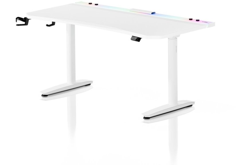 Diablo Chairs Gamingowe elektryczne biele Diablo X-Forge 1200 (5907367511147)