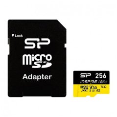 Silicon Power silicon power Karta pamięci microSDXC Inspire 256GB UHS-I U3 A2 V30 4K TLC
