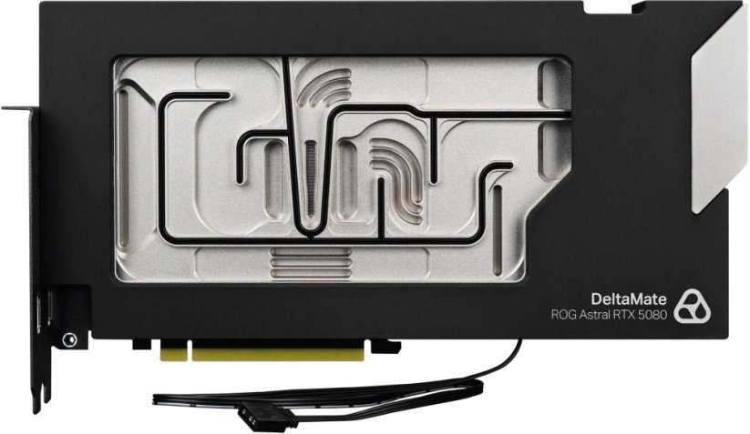 Thermal Grizzly Blok wodny GPU ARGB, z płytą tylną - Akryl, Čierny DeltaMate 5080 Astral (TG-DM-GPU-002)