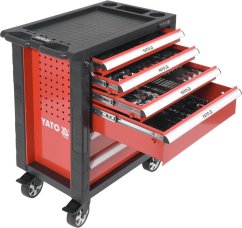 Yato 6 zásuviek s vybavením (YT-55300)