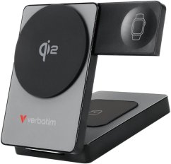 Verbatim Foldable 3-in-1 magnet. wireless PB 5000mAh Sivý (32294)