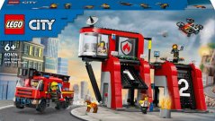 LEGO City Hasičská stanica s hasičským autom (60414)