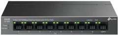 TP-Link TP-Link LiteWave switch LS109P (9x100Mb/s, 8xPoE+, 63W, fanless)