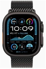 Apple Watch Ultra 2 GPS + Cellular 49mm Black Titanium Case Milanese Loop M Čierny  (MX5V3EL/A)