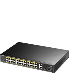 Cudy Cudy GS1026PS2 łącza sieciowe Nie zarządzany Gigabit Ethernet (10/100/1000) Obsługa PoE Čierny