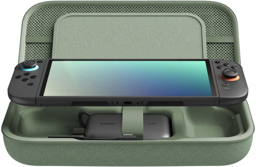 Belkin Charging Case do Nintendo Switch 2 Szałwiowy (ENA001HQSE-V2)