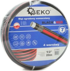 Geko Záhradná hadica WZMACNIANY BLACK&RED 1/2" 20M (1) G73692 GEKO