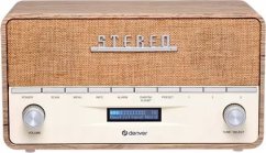 Denver Radio Denver DAB-36LW z drewnianą obudową light wood