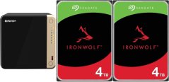 Qnap TS-464-8G + 2x Seagate IronWolf 4TB (ST4000VN006)