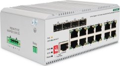 Digitus DIGITUS Switch 8 Port Gigabit PoE, L2 managed, 4 SFP Uplink
