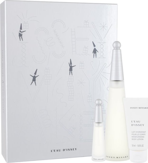 Issey Miyake Xmas 2023 Set : L'Eau d'Issey, Eau De Toilette, For Women, 100 ml + L'Eau d'Issey, Moisturizing, Body Lotion, 50 ml + L'Eau d'Issey, Eau De Toilette, For Women, 10 ml *Vial For Women
