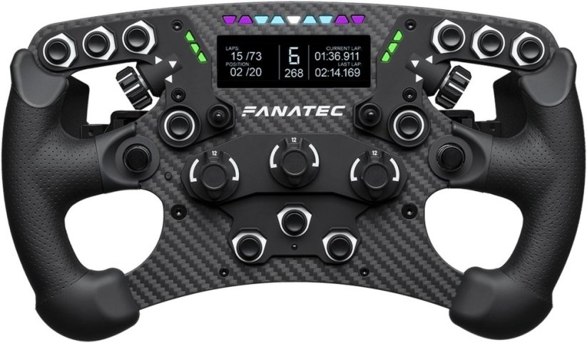 Fanatec Clubsport Formula V3 Lenkrad, 2,7”-Zoll-OLED-Display, RGB, 290mm - schwarz (CRD-9020019-WW)