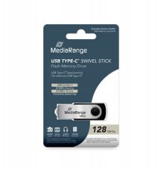 MediaRange USB 3.2 Gen1 USB-C 128GB Čierno-strieborný (MR1954)