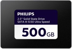 Philips Philips Internal SSD       500GB 2.5  SATA III S130 Ultra Speed