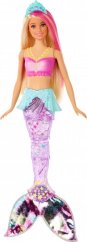 Mattel Dreamtopia - Magiczna Syrenka z falującym i świecącym ogonem (GFL82)