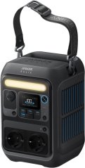 Anker SOLIX C300X - Prenosná elektráreň - AC 220-240 V - 300 W s prenosným solárnym panelom PS60