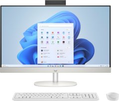 HP 27 inch All-in-One 27-cr1015nw PC Intel Core Ultra 7 155U 68,6 cm (27") 1920 x 1080 px 16 GB DDR5-SDRAM 512 GB SSD Windows 11 Home Wi-Fi 6 (802.11ax) AI PC Biely (C63JMEA)