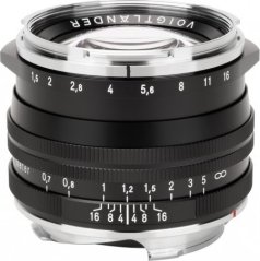 Voigtlander Nokton II Leica M 50mm f/1.5 MC Čierny