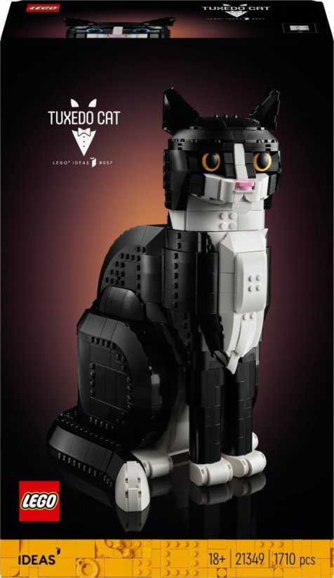 LEGO Ideas Bielo-čierna mačka (21349)