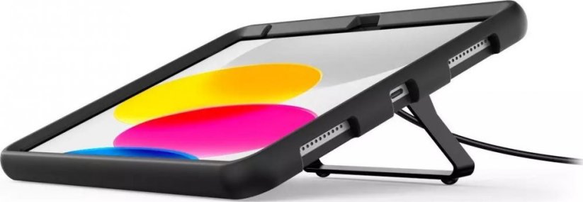 Compulocks Compulocks iPad mini 8.3" Secured Kickstand - Schutzhulle hintere Abdeckung fur Tablet - Stander - Metall, Gummi - Schwarz - fur Apple 10.9-inch iPad (10. Generation)