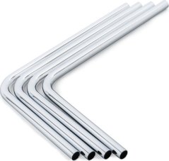 BitsPower Bitspower Messing Hardtube 16mm AD, 220x300mm, 90 Grad - 4er-Pac