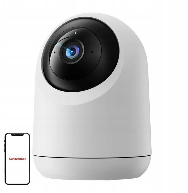 SwitchBot wewnętrzna IP Pan/Tilt Cam Plus 3K