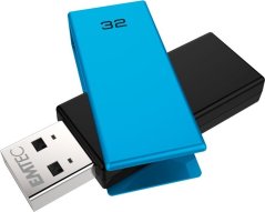 TRITON Emtec C350 Brick 2.0 pamięć USB 32 GB USB Typu-A Čierny, Modrý