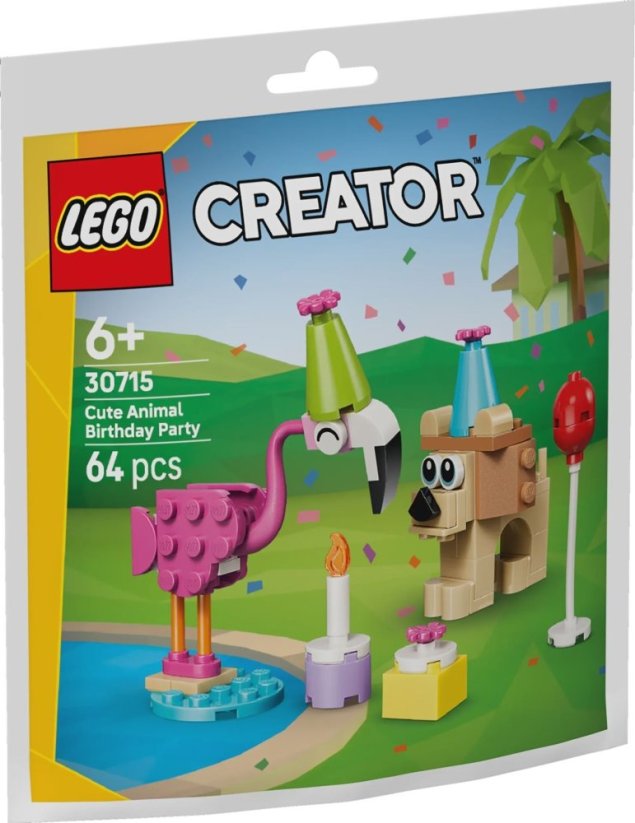 LEGO Creator Przyjęcie urodzinowe z uroczymi zvieratákami (30715)