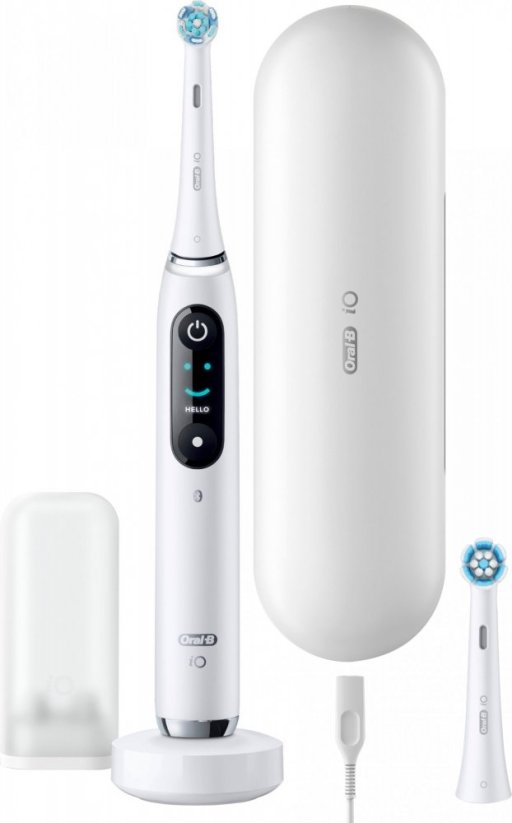Oral-B Kefka magnetickáiO Series 9N White Alabaster + dodatkowa końcówka