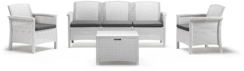 Gardena Garden furniture set Set Venezia 3 white 8003723091685