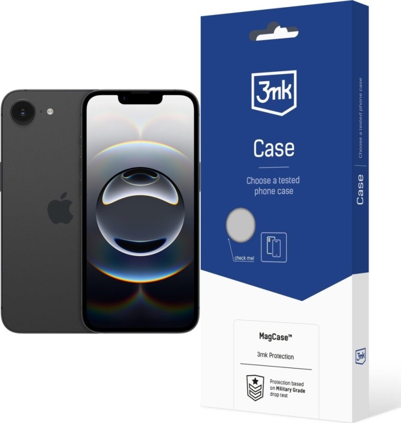 Apple iPhone 16e 5G 8/256GB Black(MD1T4) + Etui MagCase