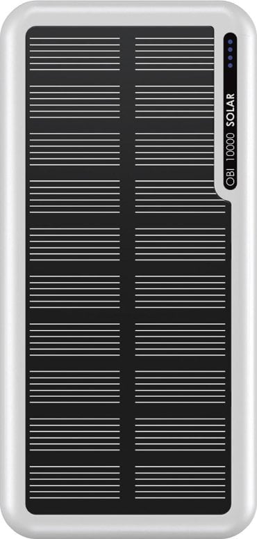 Boompods Obi 10,000mAh Solar Powerbank - White