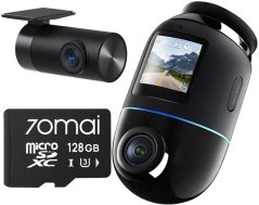 70mai Omni X800 4K set black + karta SD 128GB