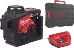 Milwaukee LASER Zelený TRÃJPÅASZCZYZNOWY M12 3PL-401C