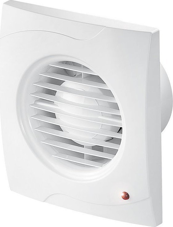 AWENTA ventilátor łazienkowy Silence WZ100F fi100mm 75m3/h 4,4W 230V z fotokomórką i Prepínačiem czasowym Biely