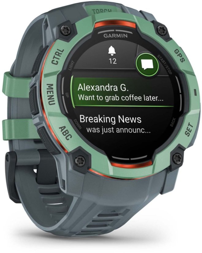Garmin Instinct 3 50mm AMOLED twilight/neo tropic